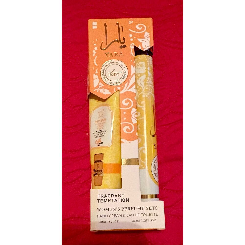 YARA TOUS - Fragrant Temptation Women's Perfume Set, 35ml EDT & 30ml Hand Cream